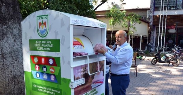 Kullanılmayan kıyafetler kumbaralarda toplanıp ihtiyaç sahiplerine ulaştırılacak