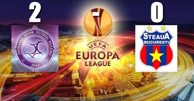 UEFA Avrupa Ligi: Osmanlıspor 2 - Steaua Bükreş 0
