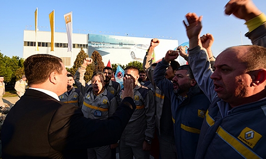 Türk Metal Sendikası Genel Başkanı Kavlak 24 saat işçiyle mesai yaptı