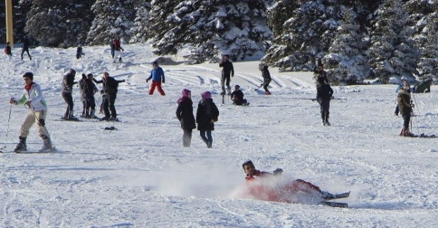 Uludağ’da kar kalınlığı 2 metreye yaklaştı