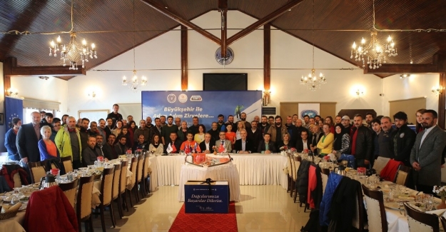 Büyükşehirden dağcılık kulüplerine malzeme desteği