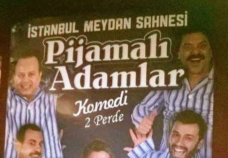 Pijamalı Adamlar komedisi Ertan Gösteri Merkezinde
