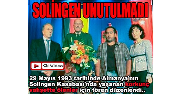 Dışişleri Bakanlığından Solingen katliamı açıklaması