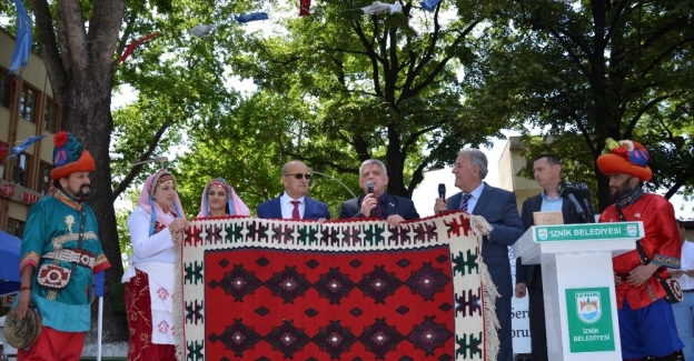 Kardeş Şehir Tutin’den İznik festivaline destek