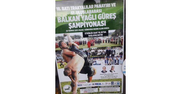 18. Batı Trakyalılar Panayırı ve 12. Uluslararası Balkan Yağlı Güreş Şampiyonası