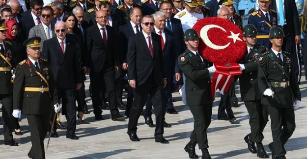 30 Ağustos tören manzaraları