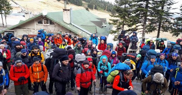 Bursa'lı Dağcılardan 21. LOÇ anma tırmanışı