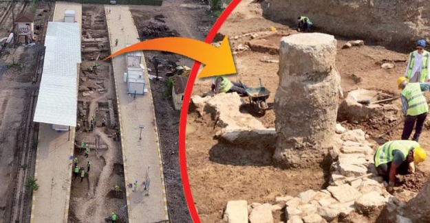 Haydarpaşa'da rayların altından tarih çıktı