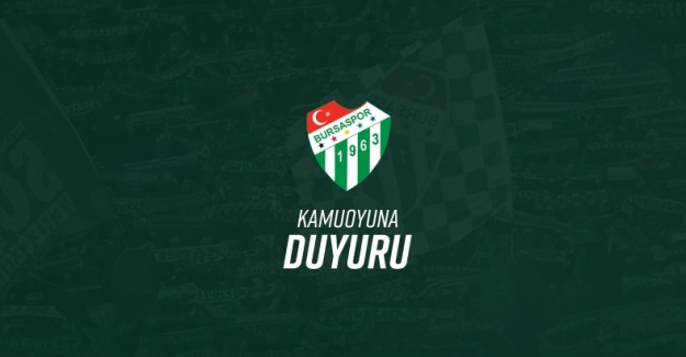 Bursaspor Kulübü'nden puan silme ve transfer yasağı açıklaması