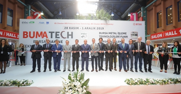 BUMATECH Bursa Makine Teknolojileri Fuarı törenle açıldı