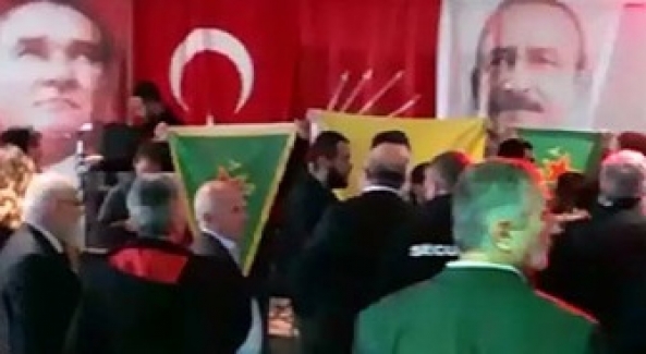 CHP toplantısını YPG'liler bastı