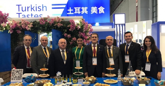 Çin ithalat fuarında Türk lezzetleri izdihamı