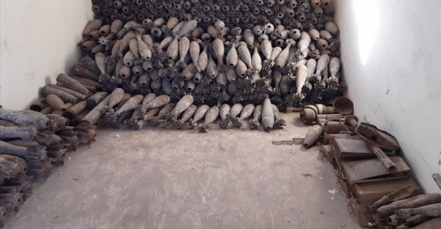 Tel Abyad’da PKK/YPG’ye ait mayın eğitim ve depolama tesisi bulundu