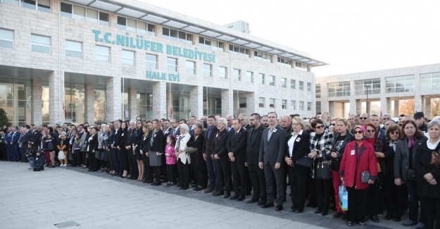 Ulu Önder Atatürk Nilüfer’de özlemle anıldı