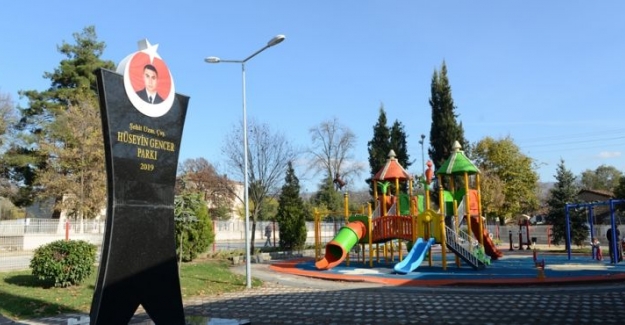 İnegöl'de Şehit Hüseyin Gencer Parkı hizmete girdi