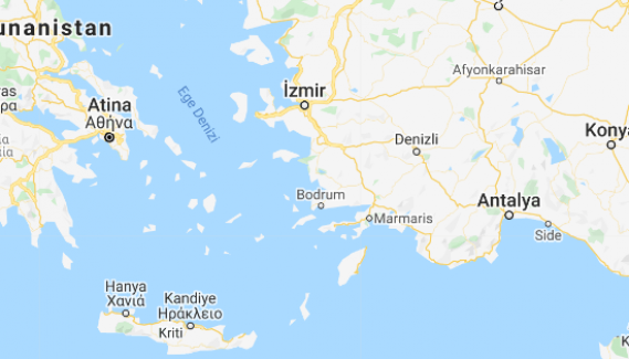 Marmaris açıklarında 5.4 büyüklüğünde Deprem!