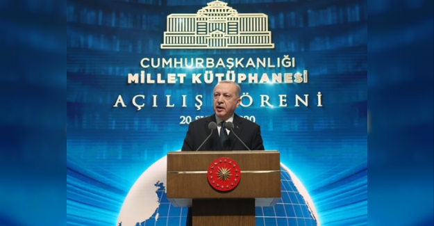 Cumhurbaşkanı Erdoğan, Cumhurbaşkanlığı Millet Kütüphanesi'nin açılışını gerçekleştirdi