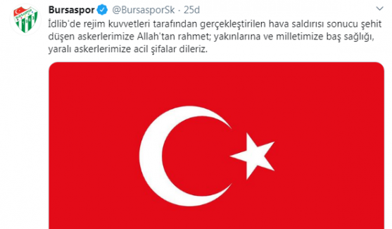 Spor camiası tek yürek! "Başımız sağ olsun"