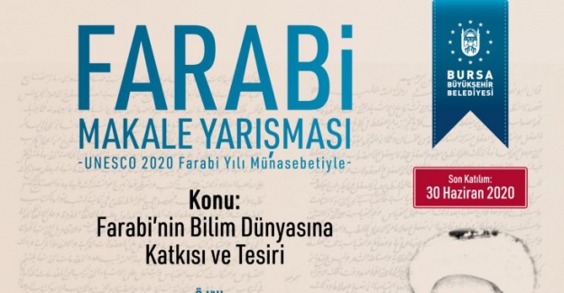 Bursa Büyükşehir’den "Farabi" konulu makale yarışması