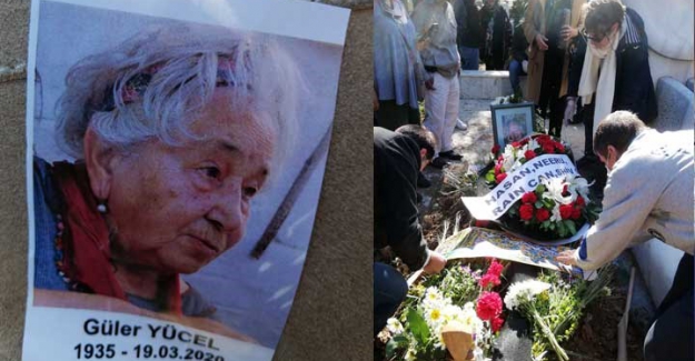 Ressam Güler Yücel, eşi Can Yücel'in yanı başında toprağa verildi