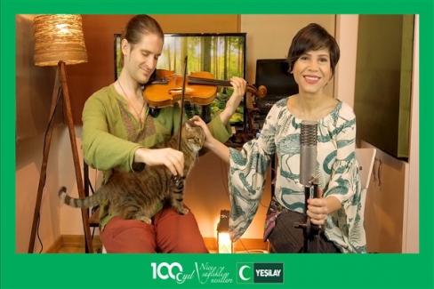 Aydilge ve Yeşilay’dan sağlık çalışanlarına sürpriz şarkı