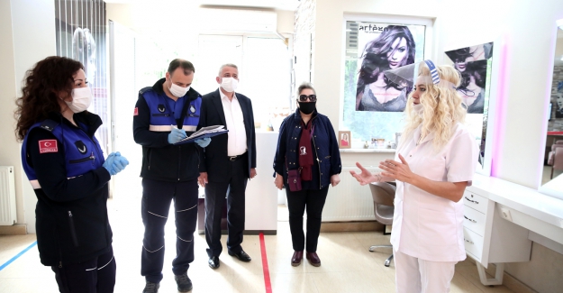 Nilüfer’de berber ve kuaförlere zabıta denetimi