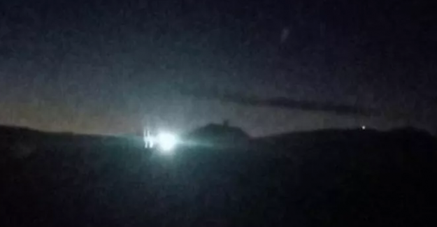 Sosyal medyada Trabzon'a göktaşı düştüğü iddia edildi.