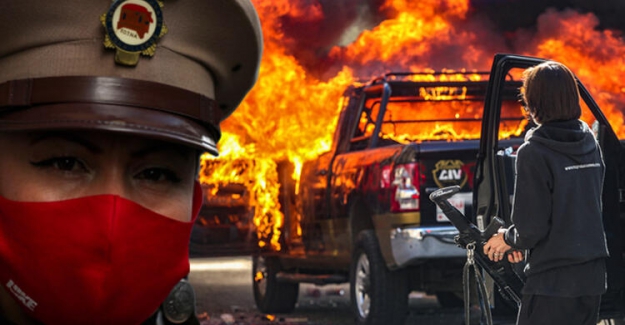 ABD'nin ardından Meksika'da karıştı! Sokaklar ateşe verildi