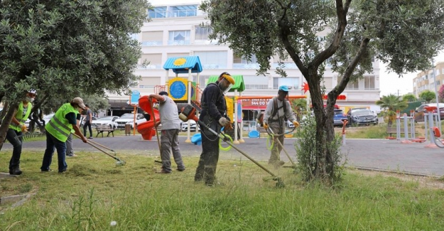 Mudanya'da yaz temizliği devam ediyor
