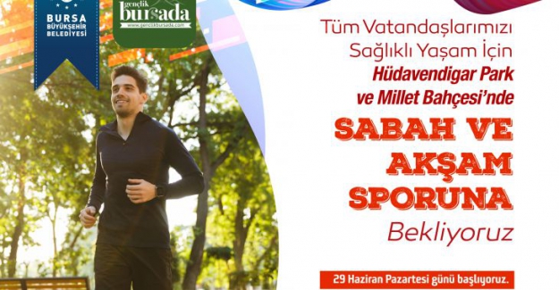 Sağlıklı yaşam için haydi spora