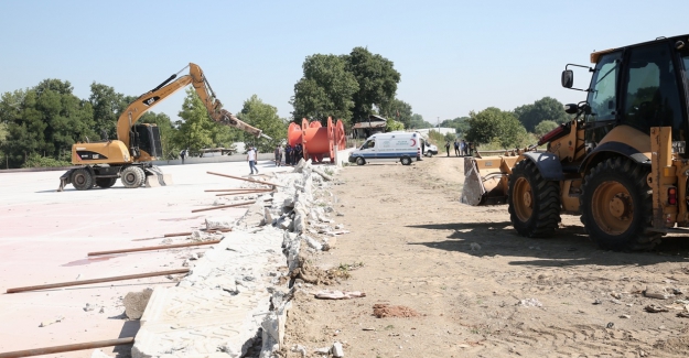 Tarım alanına fabrika kurma girişimi engellendi