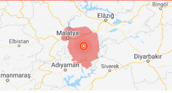 Malatya’da 5.2’lik deprem!