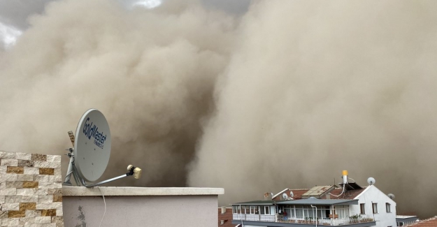 Polatlı'da korkutucu "Kum Fırtınası"