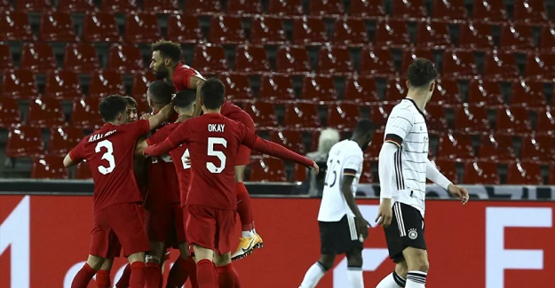A Milli Futbol Takımımız, deplasmanda Almanya ile 3-3 berabere kaldı