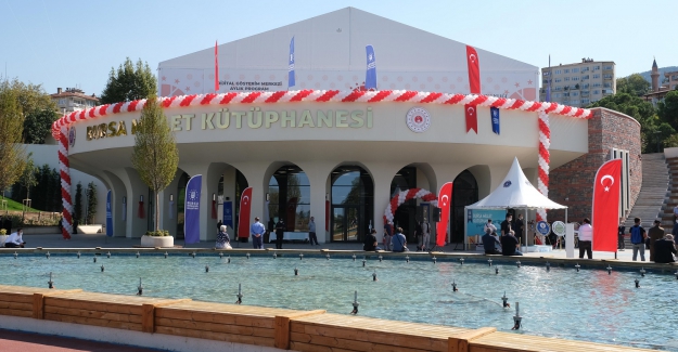 Bursa’ya 20 bin kitaplık Millet Kütüphanesi