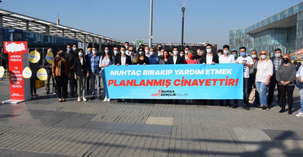 CHP'li Gençler: " Türk milleti sizden askıda ekmek değil, hakkını istiyor!.."