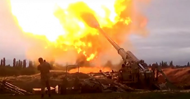 Ermenistan Türk gazetecilerin de bulunduğu sivil bölgeyi bombaladı