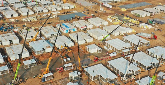 Çin, binlerce kişilik karantina merkezleri inşa ediyor!