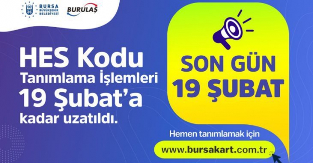 Ulaşım kartlarında HES kodu eşleştirme süresi uzatıldı