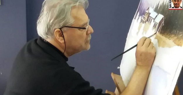 Suluboyaya egemen bir ressam