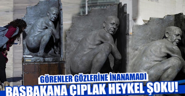 Netanyahu'ya 'çıplak heykel' şoku 