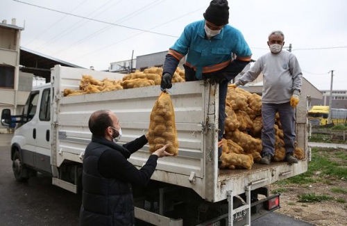 Nilüfer Belediyesi’nden patates üreticisine destek