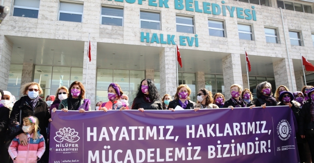 Nilüferli kadınlar 8 Mart Dünya Kadınlar Günü'nü Anma Etkinliği Yaptılar