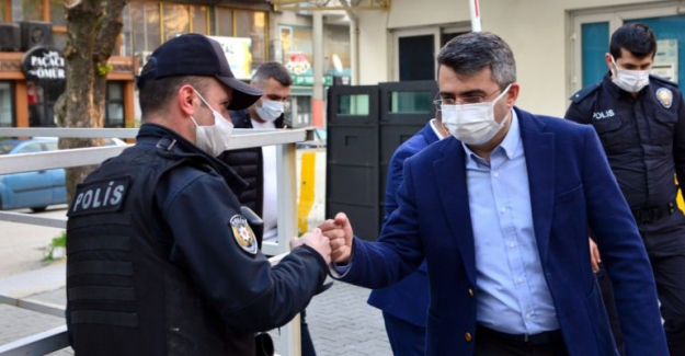 Görev başındaki Polislere sürpriz ziyaret