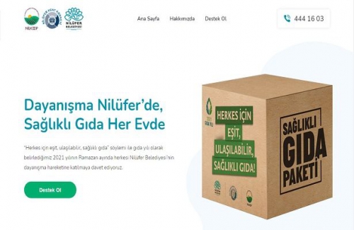 Nilüfer'de örnek Ramazan Dayanışması başladı