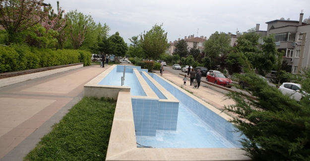 Süs havuzları yaza hazırlanıyor