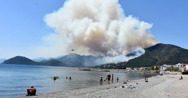 Bir kişinin can verdiği Marmaris orman yangını kontrol altında