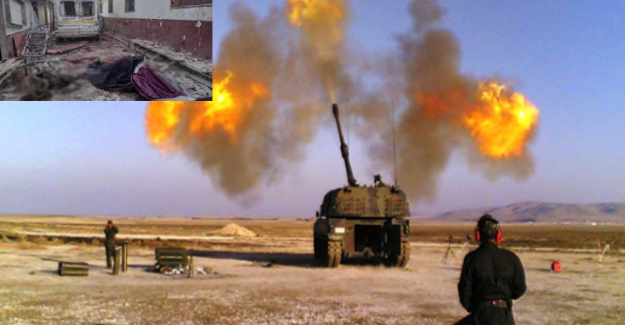 TSK, Afrin'deki hastaneye saldıran terör örgütü PKK/YPG'ye ait hedefleri vuruyor