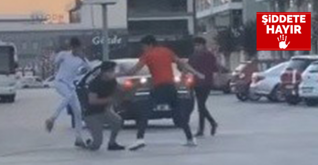 Bursa'da trafikte makas atan sürücüye meydan dayağı