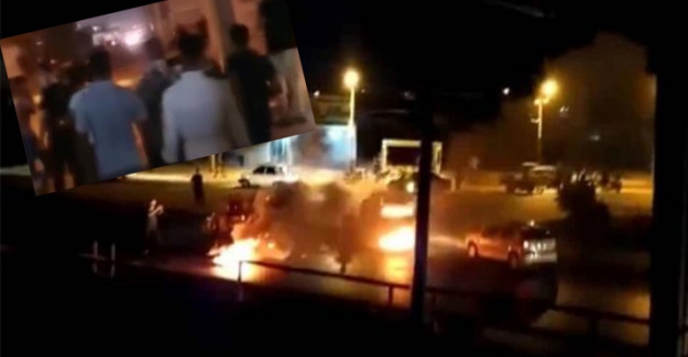 İran'da halk ayaklandı: Tankı ateşe verdiler